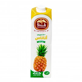 Baladna Long Life Juice Pineapple 1Ltr -- بلدنا عصير أناناس طول أجل 1لتر 