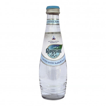 Rayyan Natural Water Glass Bottle 250ml -- ريان مياه طبيعي زجاجة 250مل 