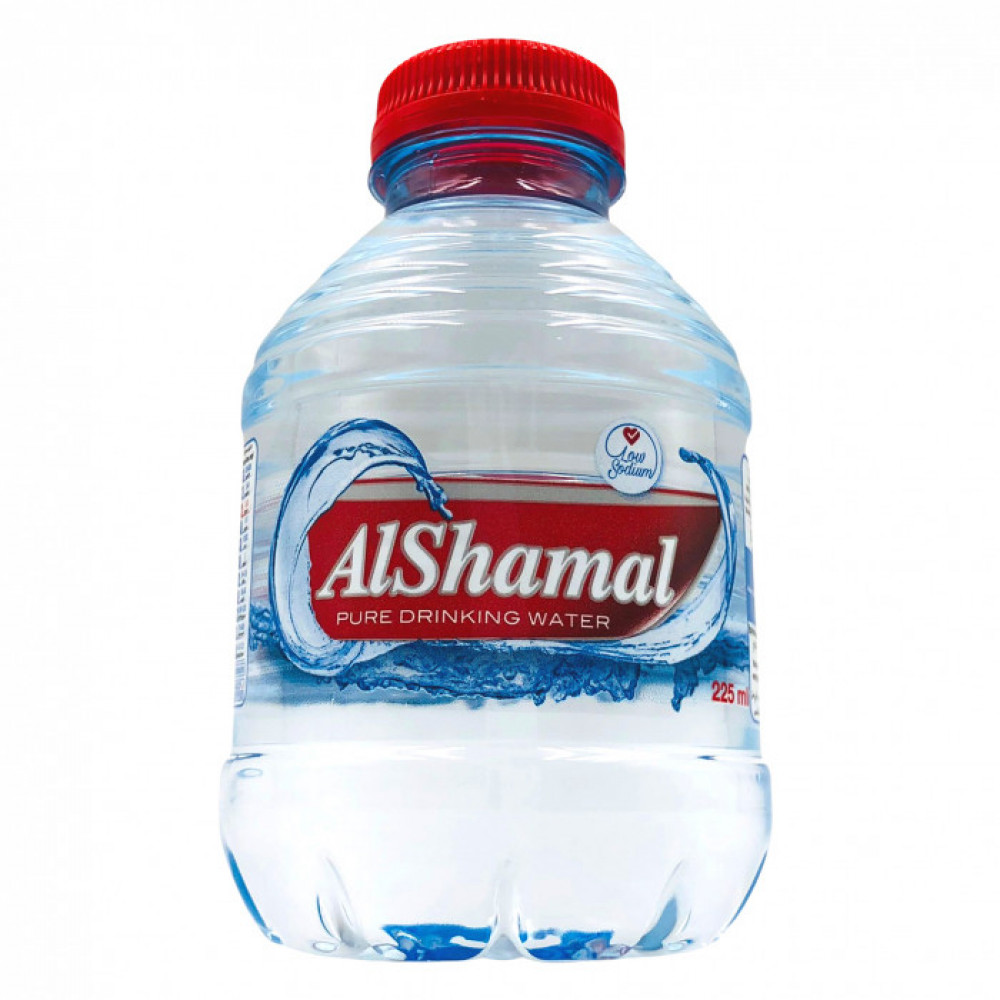 Al Shamal Pure Drinking Water 225ml -- الشمال شراب مياه 225مل 