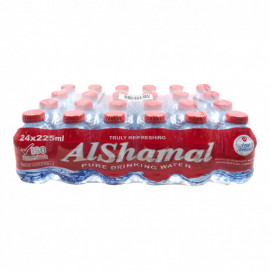 Al Shamal Pure Drinking Water 24's x 225ml -- الشمال مياه شراب 24ع*225مل 