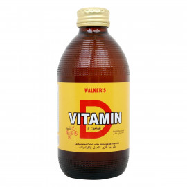 Walker's Vitamin D Carbonated Drink with Honey and Vitamins 250 ml -- والكيرس فيتامين دي كاربونيتد شراب بعسل مع فيتامين 250مل 