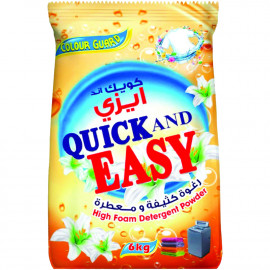Quick And Easy Detergent Powder 6Kg Quick And Easy Detergent Powder 6Kg