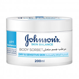 Johnson Skin Balance Body Sorbet 200ml -- جونسون كريم لتوازن الجسم 200 مل