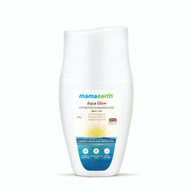 Mamaearth Aqua Glow Hydrating Sunscreen Gel 50 gm -- ماما إيرث أكوا جلو جل ترطيب واقي من الشمس 50 جم