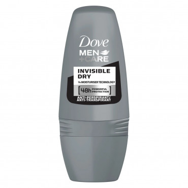 Dove Men + Care Invisible Dry Antiperspirant Roll On 50 ml -- دوف رجالي+كير ضد تعرق غير مرئي رولير50مل Dove Men + Care Invisible Dry Antiperspirant Roll On 50 ml -- دوف رجالي+كير ضد تعرق غير مرئي رولير50مل