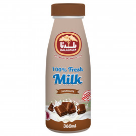 Baladna Fresh Milk Chocolate 360ml -- حليب شوكولاتة طازجة بلدنا 360مل 