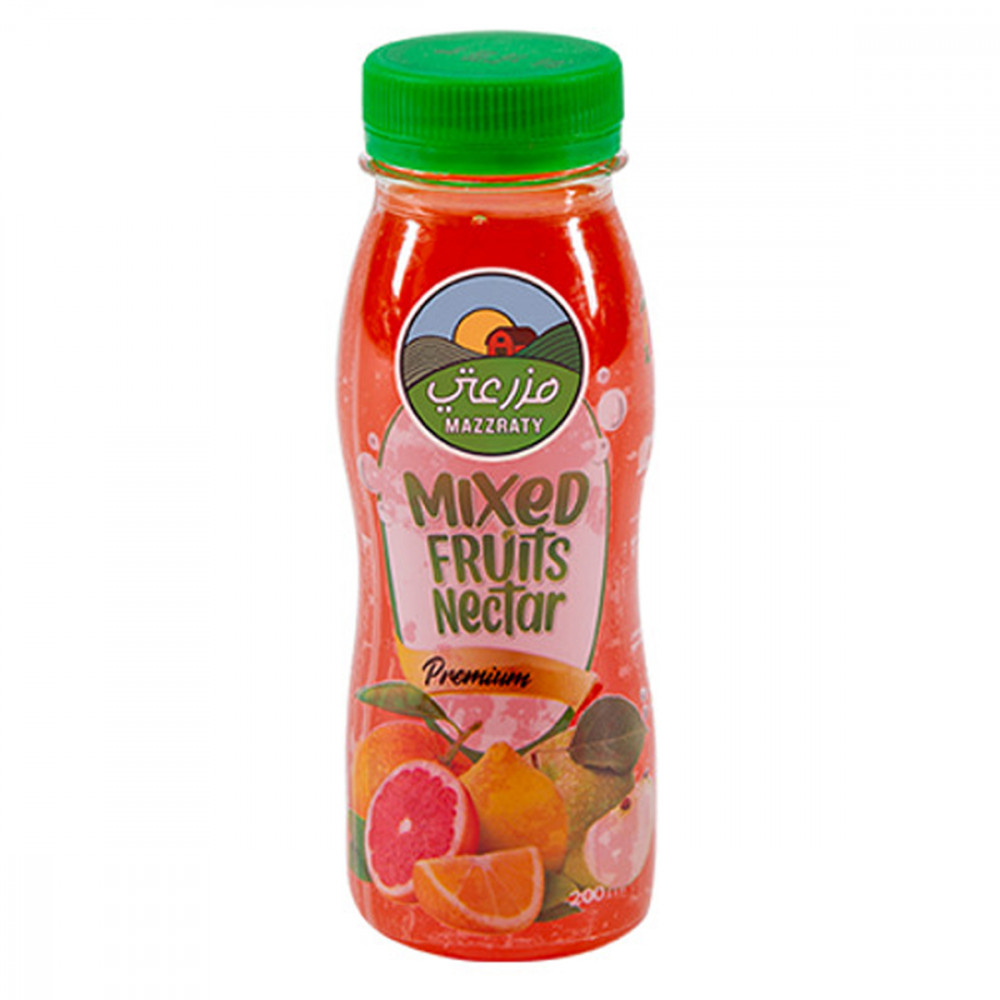 Mazzraty Mix Fruit Juice 200ml -- عصير فواكه مشكلة مزرعتي 200مل 