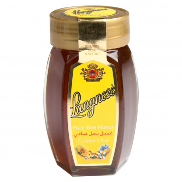 Langnese Pure Bee Honey 125g -- لانجنيز عسل النحل النقي 125 جرام