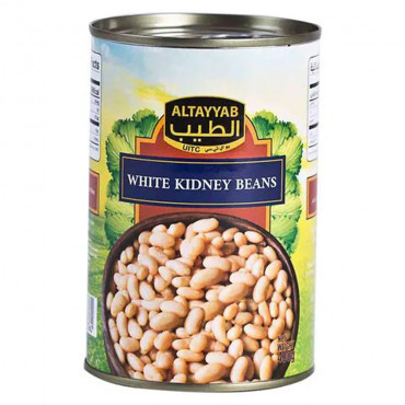 Al Tayyab White Beans 400g -- الطيب فاصوليا بيضاء 400 جرام