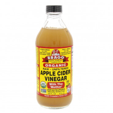 Bragg Organic Apple Cider Vinegar 473ml -- براج - خل التفاح العضوي 473 مل