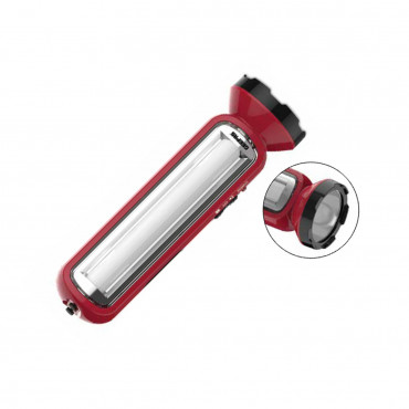 Geepas GFL4663 Rechargeable LED Torch with Emergency Lantern -- جيباس كشاف ل ي د قابلة شحن بفانوس طوارئ