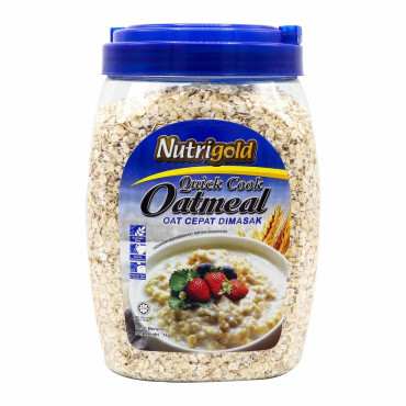 Nutrigold Quick Cook Oatmeal 1kg -- نوتريجولد قيوت كوكطبخ دقيق الشوفان1كج