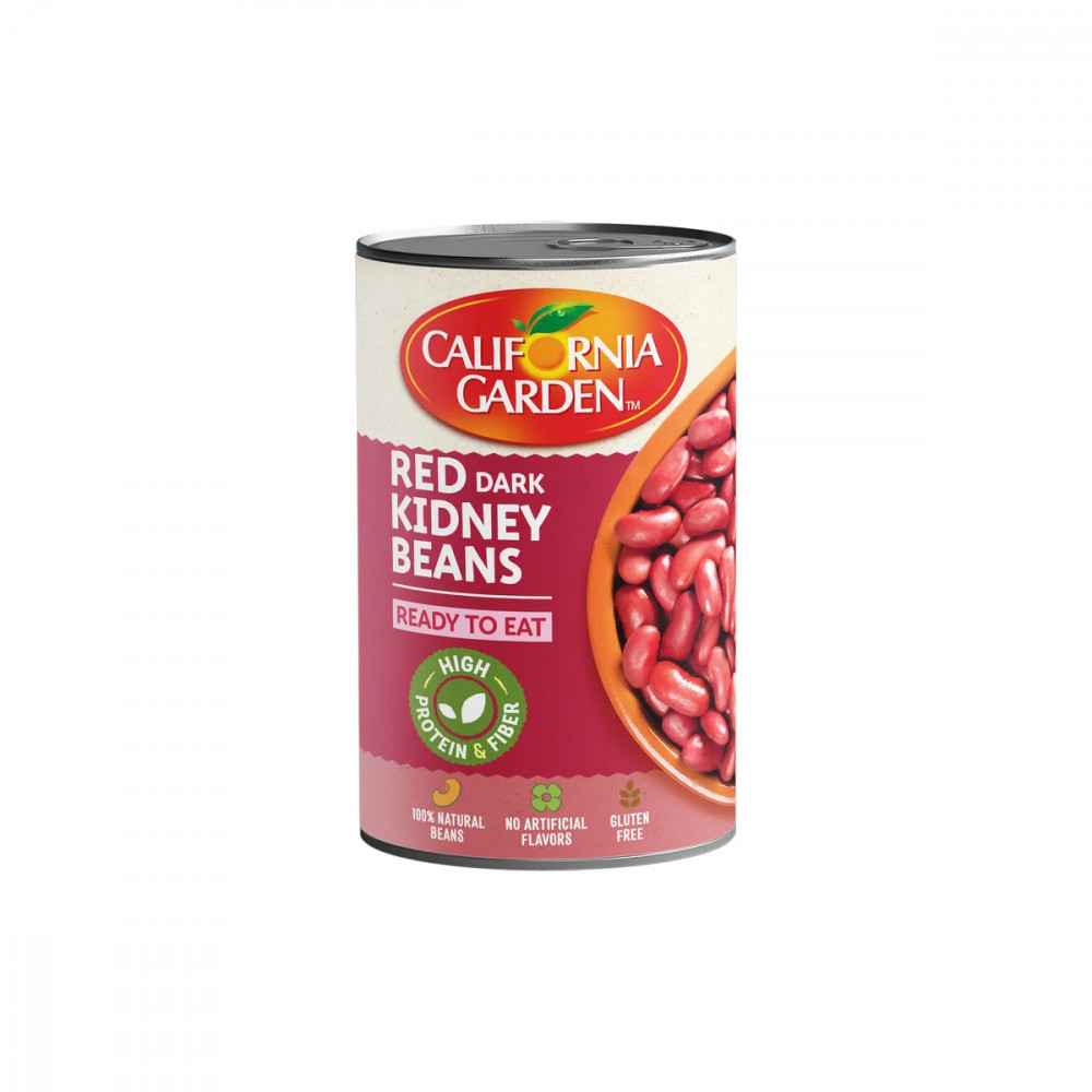 California Garden Red Kidney Beans 400gm -- حدائق كاليفورنيا فاصوليا حمراء 400 جم California Garden Red Kidney Beans 400gm -- حدائق كاليفورنيا فاصوليا حمراء 400 جم