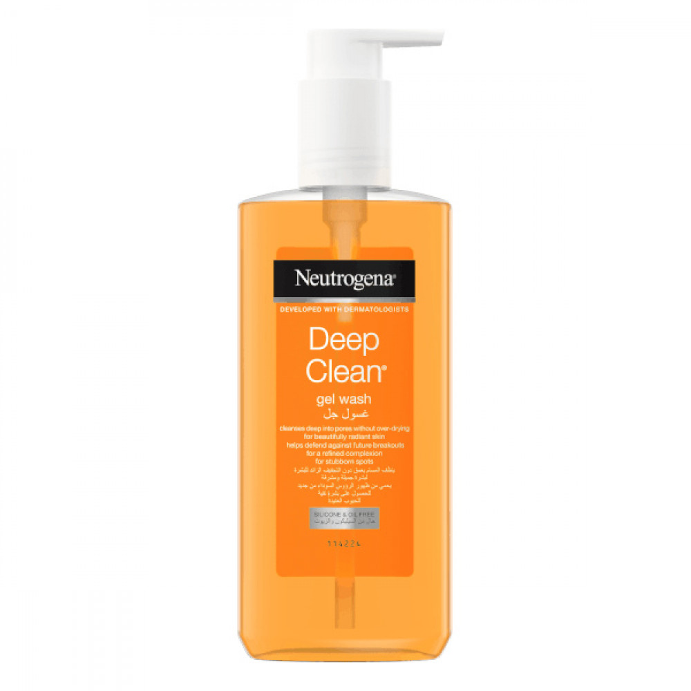 Nutrogena Deep Clean Face Wash 200ml -- نيوتروجينا ديب كلين غسول وجه 200 مل Nutrogena Deep Clean Face Wash 200ml -- نيوتروجينا ديب كلين غسول وجه 200 مل