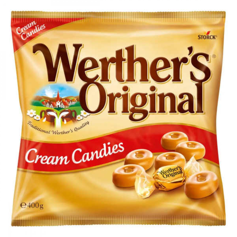 Werther's Original Cream Candies 400gm -- ويرذرز حلوى كريمة أصلية 400 جم Werther's Original Cream Candies 400gm -- ويرذرز حلوى كريمة أصلية 400 جم