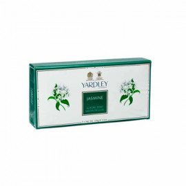 Yardley Luxury Soap Jasmine 3 x 100gm -- صابون إنجليزي فاخر بالياسمين 100 جرام 3 حبه من ياردلي Yardley Luxury Soap Jasmine 3 x 100gm -- صابون إنجليزي فاخر بالياسمين 100 جرام 3 حبه من ياردلي