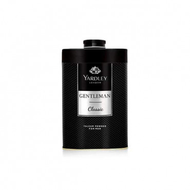 Yardley Talcum Powder Gentleman Classic 250gm -- بودره تلك جنتل مان - كلاسيك 250 جرام من ياردلي