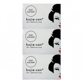 Kojie-San Skin Lightening Soap 3 x 100gm -- صابون كوجي سان لتفتيح البشرة 3 × 100 جم Kojie-San Skin Lightening Soap 3 x 100gm -- صابون كوجي سان لتفتيح البشرة 3 × 100 جم