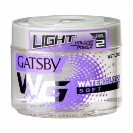 Gatsby Wetlook Gel Soft White 300gm -- جاتسباي جل ابيض لشعر يبدو رطب 300 جرام Gatsby Wetlook Gel Soft White 300gm -- جاتسباي جل ابيض لشعر يبدو رطب 300 جرام