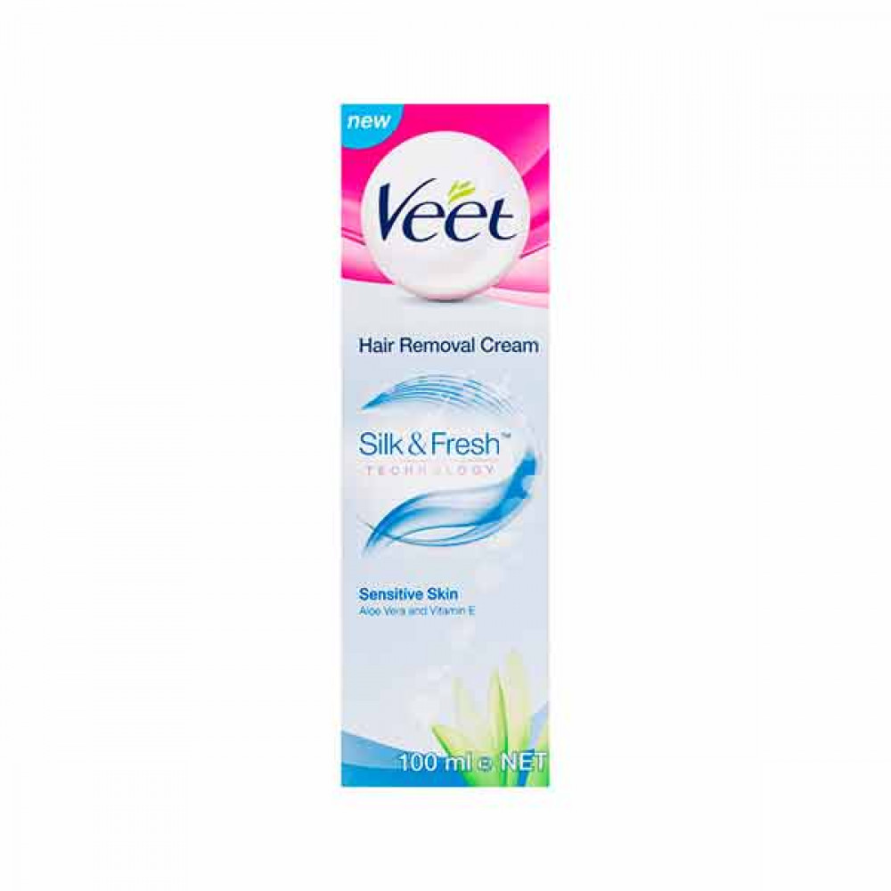 Veet Hair Removal Cream Sensitive Skin 100ml -- فيت كريم إزاله الشعر للبشره الحساسه 100 مل Veet Hair Removal Cream Sensitive Skin 100ml -- فيت كريم إزاله الشعر للبشره الحساسه 100 مل