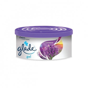 Glade Car Airfreshner Gel Lavender 70gm -- جليد جل معطر للسيارة باللافندر 70 جرام