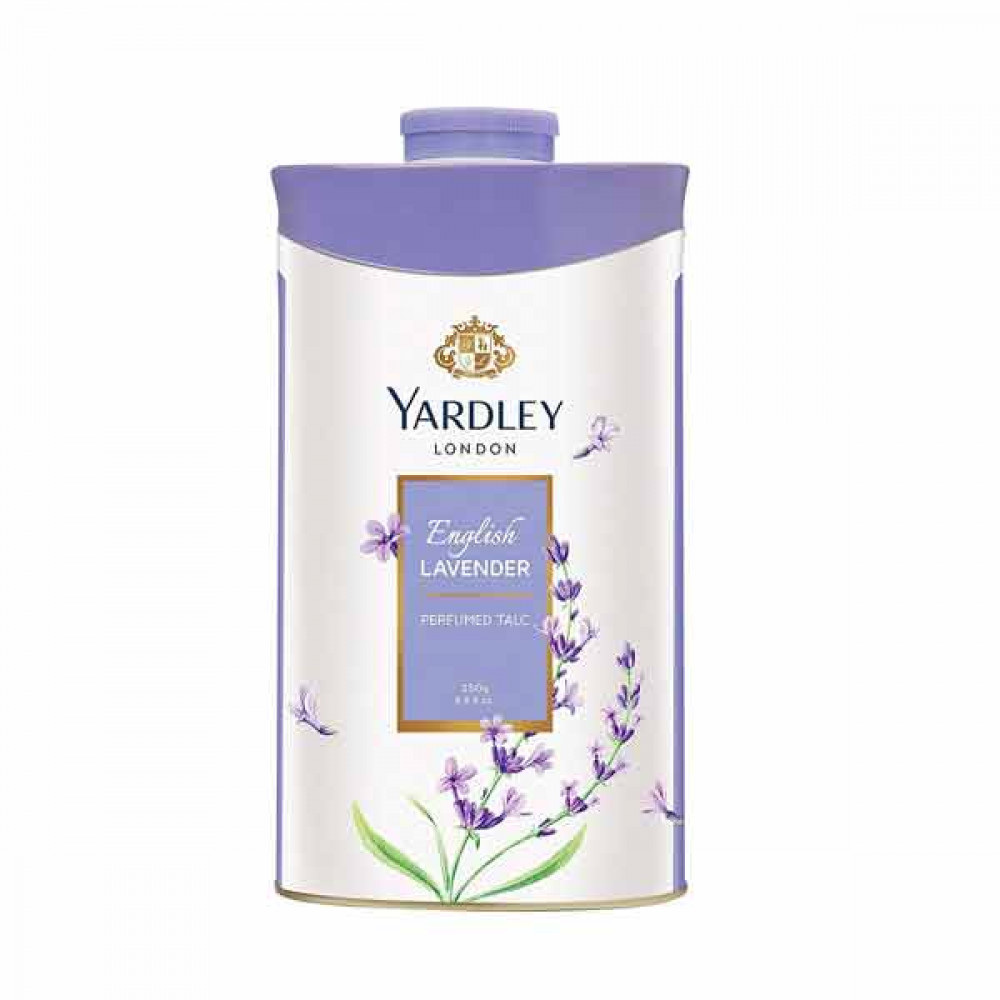 Yardley Talc Lavender 250gm -- بودره تلك بعطرنبات الخزامي اللافندر الانجليزي 250 جرام من ياردلي Yardley Talc Lavender 250gm -- بودره تلك بعطرنبات الخزامي اللافندر الانجليزي 250 جرام من ياردلي