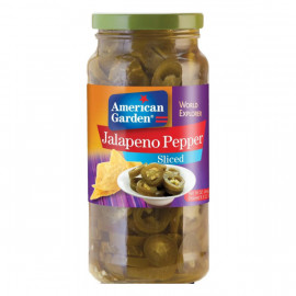 American Garden Jalapeno Pepper Sliced 453gm --أميريكان جاردن فلفل هلابينو شرائح 453 جم American Garden Jalapeno Pepper Sliced 453gm --أميريكان جاردن فلفل هلابينو شرائح 453 جم