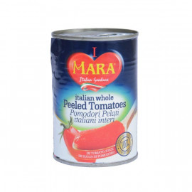 Mara Italian Whole Peeled Tomatoes 400gm -- مارا طماطم مقشره 400 جرام Mara Italian Whole Peeled Tomatoes 400gm -- مارا طماطم مقشره 400 جرام