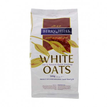 Berry Hills White Oats Pouch 500gm -- بيرى هلس شوفان ابيض كيس 500 جرام