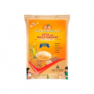 Ashirvaad Atta With Multigrains 5Kg -- طحين متعدد الحبوب من اشيرفاد 5 كيلو 