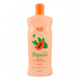 RDL Papaya Extract Whitening Hand & Body Lotion 600ml --ار دي ال- لوشن مبيض لليدين والجسم بخلاصة البابايا 600 مل RDL Papaya Extract Whitening Hand & Body Lotion 600ml --ار دي ال- لوشن مبيض لليدين والجسم بخلاصة البابايا 600 مل