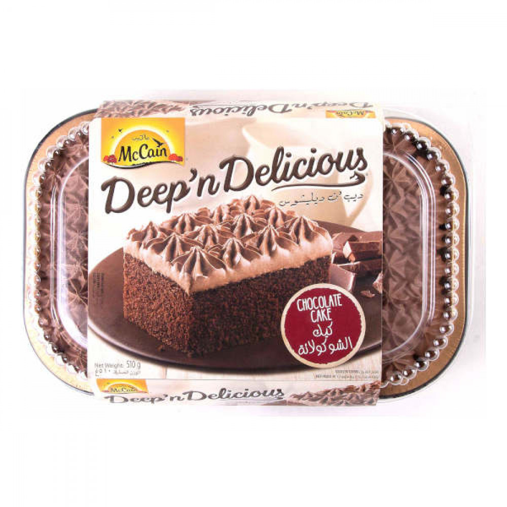 Mccain Deep'n Delicious Chocolate Cake 510gm -- ماكين كعكة الشوكولاتة اللذيذة 510 جم
