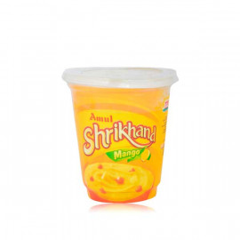 Amul Shrikhand Mango 500gm -- حلوي الحليب الحامض بنكهه المانجو 500 جرام من امول